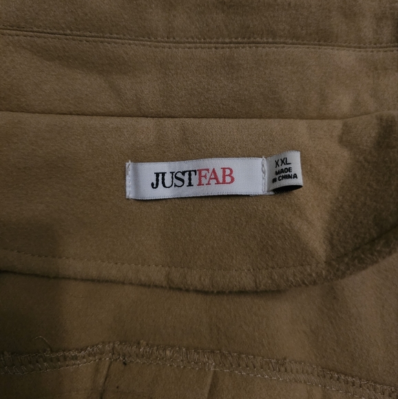 Just Fab Tan Coat - Picture 3 of 3